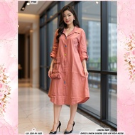 LINEN DRESS 56838 350 GR X2A AS26 Direct Order