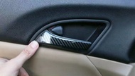 Honda Accord 8th Car Interior Door Handle Cover Stainless Steel Material for 2008-2013 Model Carbon Fiber Black(4pcs)