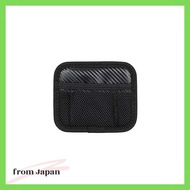 Napolex Fizz Carbon Pattern Mesh Pocket Compact Car Accessory Seat Back Pocket Fizz-1110