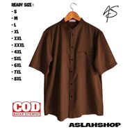 KEMEJA Clothes Latest adultkokoS 2026/men'S short sleeve shirts modernkokoS plain shirts and ilegan 