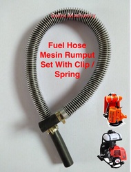 Fuel Hose Set With Spring & 2 pcs Clip 6mm Paip Minyak Mesin Rumput BG328 TL33 TB33 TL43 TB43 BG330 