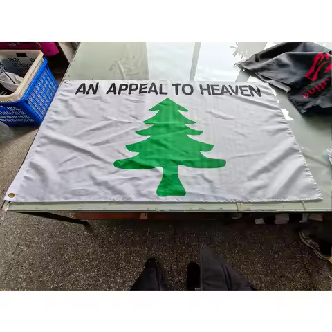 Custom BANNER of An Appeal to Heaven For 3'X5' OR 2X3FT WITH History Hobby Flag