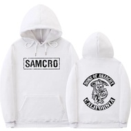 Sons of Anarchy SAMCRO Double Sided Print Hoodie Sweatshirt Men Womnen Fashion Brand Design Pullover