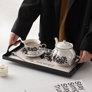 G GG Kitchen G3 P1 High-End Afternoon Tea Tea Set Ceramic Flower Teapot Teacup Coffee Cup Gift Box H