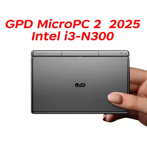 GPD MicroPC 2 2025 7-inch Intel i3-N300 Windows 11 24H2 Pro Edition 16GB RAM | 512GB/1TB/2TB/4TB SSD