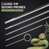 FLYTOP Snake Sexing Probe Stainless Steel Gender Detector for Corn Snake King Snake Hognose Rounded 
