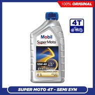 Mobil Super Moto 4T 10W40 Semi Synthetic Motorcycle Engine Oil (1L) 10W-40