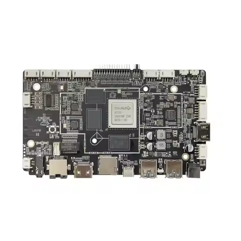 rk3588 8k media player customized board with android OS for AI edge computing pc without metal house