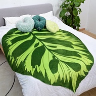 exinshangmao Large Leaf Blanket for Sofa Cover Bedspread on The Bed Flannel Super Soft Throw Blankets Cozy Warm Christmas Gifts Home Decor