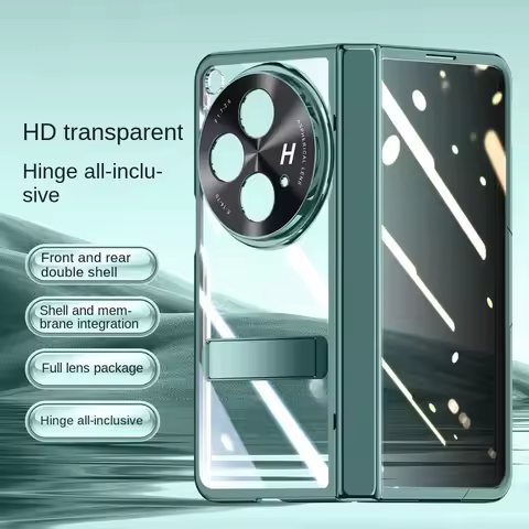 Transparent Privacy Screen Tempered Glass Protector Case For OPPO Find N3 FIND N3 Fold All-inclusive