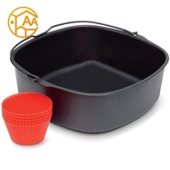 【Ready Stock】 【health】 Air Fryer Non-Stick Baking Pan for Philips Airfryer,Power Airfryer,Silicone Oven Mitts Air Fryer