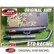 ORIGINAL AHM STD RACING EXHAUST 32mm LC135 4S 5S/ Y15ZR/RS150 AHM Ekzos Racing/ STD cutting ekzos Standard open VF3i 185