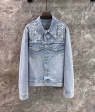 正品⭐️LV 繡花牛仔外套