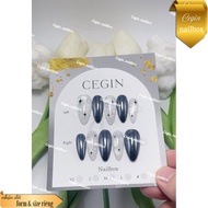 NAILBOX DESIGNED CEGIN RICE JELLY MIX BLACK MIRROR (C107)