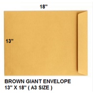 BROWN GIANT ENVELOPE A3 SIZE 13″ X 18″ (10s/pack)
