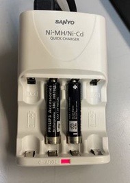 Sanyo 2A 3A 快速充電器 Ni-MH / Ni-Cd Quick Charger  NC-MQR02N