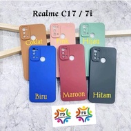 HP Macaron SoftCase For Realme 7i C17 RMX2103 RMX2101 Tpu Procamerahp