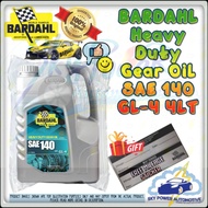 BARDAHL Monograde Heavy Duty Gear Oil SAE 140 GL-4 GL4 4L 4LT
