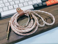 16絞7N單晶銅混單晶銀 MMCX 2.5/3.5/4.4 for AKG/Campfire/JVC/Shure/Westone/SONY