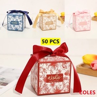 50pcs Kotak Telur Wedding Birthday Floral Goodies Box Door Gift Kahwin Doorgift Box Candy Gift Box Kotak Gula-Gulagift b