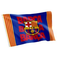 Desert Cactus FC Barcelona Flag Barça Barca Football Futbol Soccer 100% Polyester Indoor Outdoor 3x5