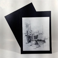 A3 Black List used to line drawing paper