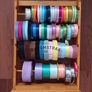 1 Meter Organdi Ribbon 1.2cm Gift Ribbon 1.2 cm Plain Ribbon 1/2"