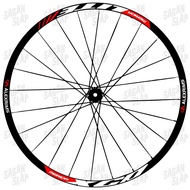 MERAH Sticker ALEXRIMS MERIDA XCD LITE Red Sticker Width 2cm Decal rim mtb roadbike 26 27.5 29 700c