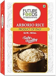 Future Foods Arborio Rice 900 Gram| Fat Free|Creamy Texture & Nutty Aroma|| Rich In Vitamin & Minera
