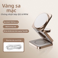 Momax | Sạc Không Dây 15W Sạc Nhanh Tản Nhiệt Điều Chỉnh Nhiệt Độ Hỗ Trợ MagSafe Tương Thích với iPh