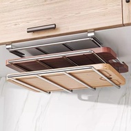 Wall Cabinet Cutting Board Storage Paper Towel No-Drill Placement Chopping Board Kitchen Under-Cabin