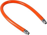 4 Ft Natural Gas Hose for NG/LP Propane Appliances, 3/4" Diameter x 48" L,Stainless Steel Braid, Fle