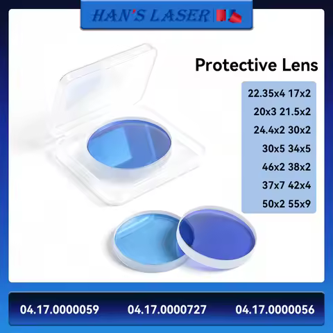 Han's Laser Protective Windows 34x5 37x7 42x4 High Quality Protective Lens for Han's Laser Cutting H