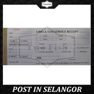 TFM Taxi Receipt /Teksi Resit / MYTAXI / LIMO ( 100 pages )