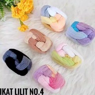 ACC WRAP HAIR TIE WRAP HAIR PAIR BRAID TOWEL PAIR Hair Rubber/ Scrunchie Getah Rambut Sanggul