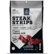☘️12oz (340g) Best B4 03/2027 Member's Mark Beef Steak Strips Beef Jerky --Direct Import From U.S.A
