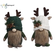 Gnome Decoration Antlers Hat Gnome Decorative Faceless Gnomes  Ornaments Crafts for Home Table Party