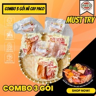 [NÊN THỬ] SET 3 GÓI/6 GÓI/10 GÓI MÌ CAY KÈM GÓI SÚP GIA VỊ ĐỘC QUYỀN CHUẨN VỊ TẠI NHÀ PACO FOOD