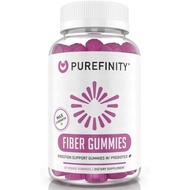 Fiber Gummies for Adults with Inulin FOS from Chicory Root, Sugar Free Prebiotic Supplement for Dail