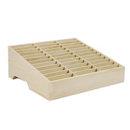 Desktop Mobile Phone Holder Organizer 36-Cell Grid Storage Box for Office School Classroom