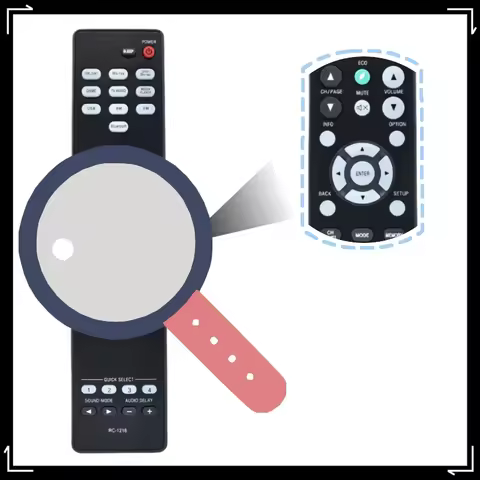 RC-1216 AV Receiver Remote Control for Denon 30701024400AD, RC-1225, AVR-S270BT, AVR-S530BT, AVR-S54