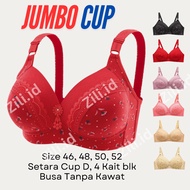 JUMBO Underwire Foam Bra BIG CUP D SIZE 46 - 52