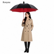 Ronyme Oversize Umbrella Windproof Fiberglass Frame Waterproof Sleeve for Errands