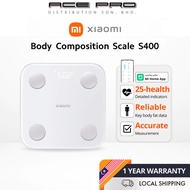Xiaomi Body Composition Scale S400 | MY | Dual Frequency BIA | 25 Body Composition Data