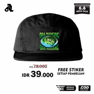 Aneela 5 Panel Hat Five Panel 5 Panel Cap Snapback Hat Distro Panel Hat Men's Distro Hat Premium Fis