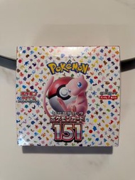 Pokémon 寶可夢卡牌 151 強化擴充包(原盒膠膜）