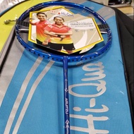 [Free String Installation] Original HiQua Airjitzu 73gr Badminton Racket with Bonus Large Bag, Strin