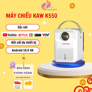 Máy chiếu mini KAW K660/K550 Android 10 RAM 2G ROM 8G - kết nối xem TV NetFlix Youtube trực tiếp kết