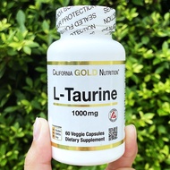 California Gold Nutrition® L-Taurine 1000 mg 60 Veggie Caps แอล-ทอรีน เสริมการทำงานหัวใจและสุขภาพสาย