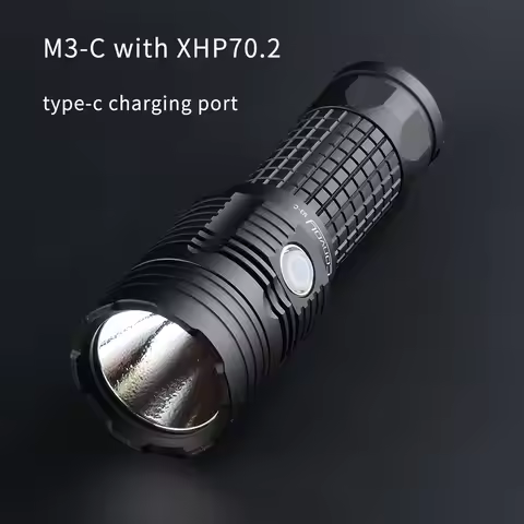 Convoy M3-C with XHP70.2,XHP70.3 Hi,26650 rechargeable flashlight, torch